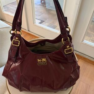 Coach Madison Patent Maggie purse